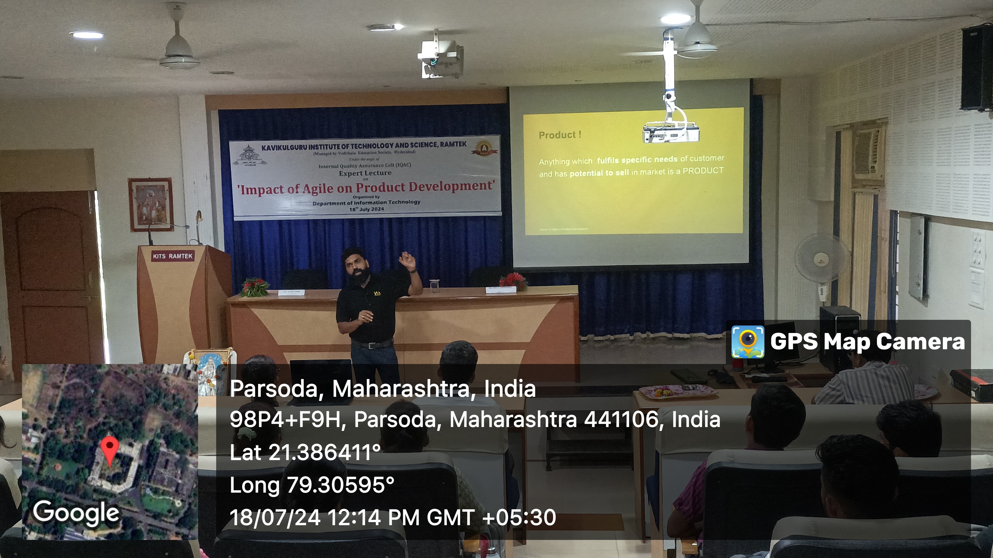 Expert Lecture on  Impact of Agile on Product Development 