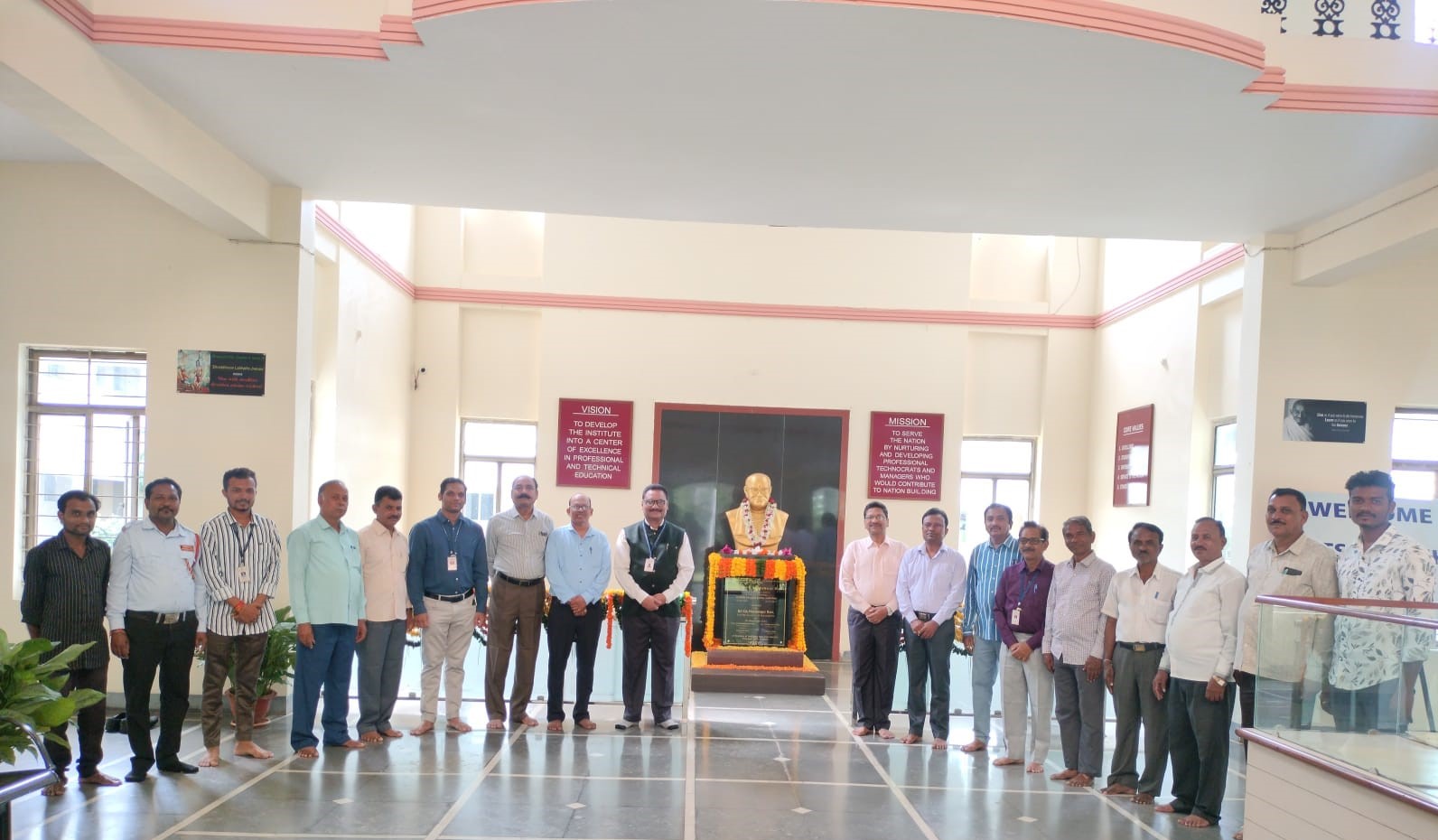 Celebration of Ninety Third Birth Anniversary of Hon. Founder Chairman Late Sri. V. Rajeshwar Rao Garu on 16th September 2024 at KITS, Ramtek